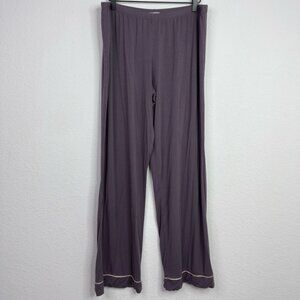 Eberjey Pajama Pants Womens XL Purple Modal Sleepwear Relaxed Flowy Lounge Cozy